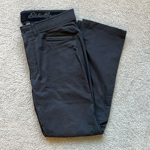 Eddie Bauer Hiking Pants - Slate Grey - 33w/32l - EUC - Picture 2 of 3